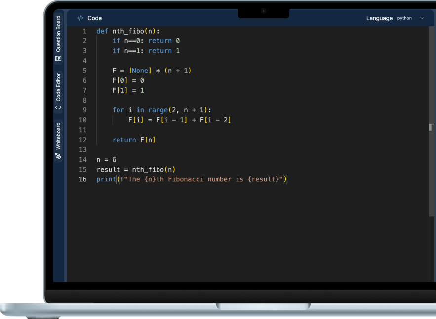 Coding Interview Mockup